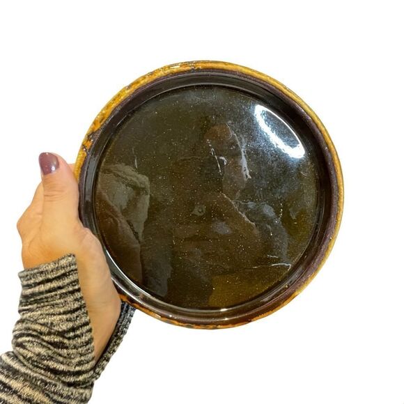 Vintage butter ceramic artisan dish - Picture 5 of 9